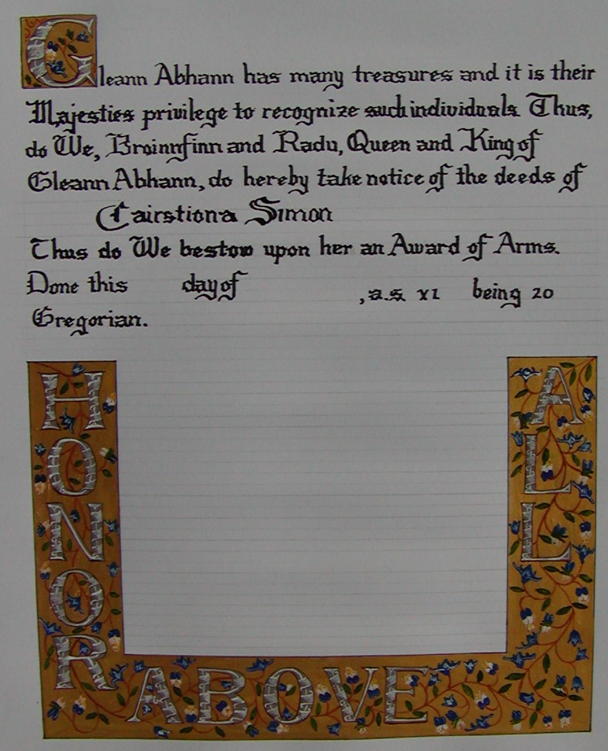 Closeup of selected manuscript page.